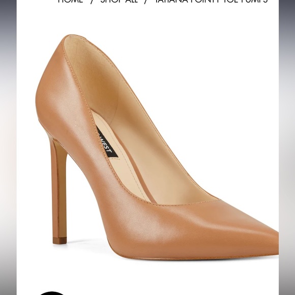 Nine West Medium Natural Tatiana Pointy Toe Pumps - Picture 4 of 6